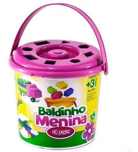 Baldinho Menina 40 Peças - Riber Brink