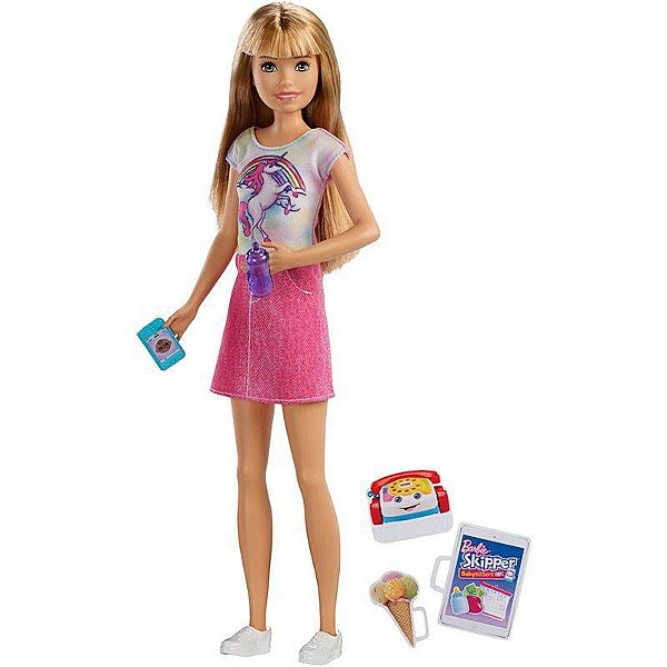 Boneca  Barbie Skipper Babysitter Loira- Mattel