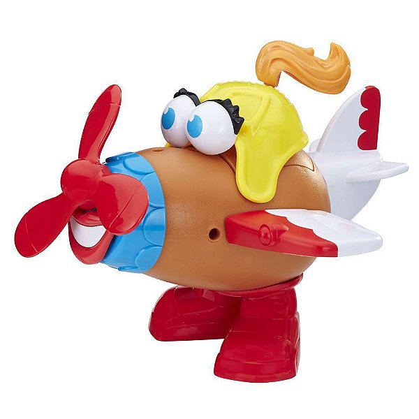 Boneco Mr. Potato Head Nas Alturas Mrs Potato Avião - Hasbro