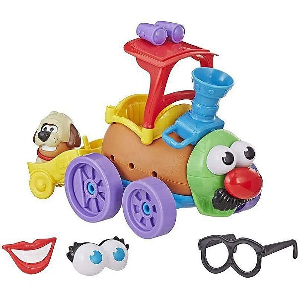 Boneco Mr. Potato Head Veículos Malucos Trem Divertido - Hasbro