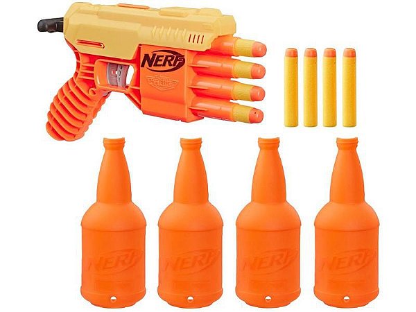 Lançador Nerf Alpha Strike Fang Com Alvo QS-4 - Hasbro