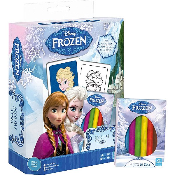 Jogo Das Cores Frozen Disney - Copag