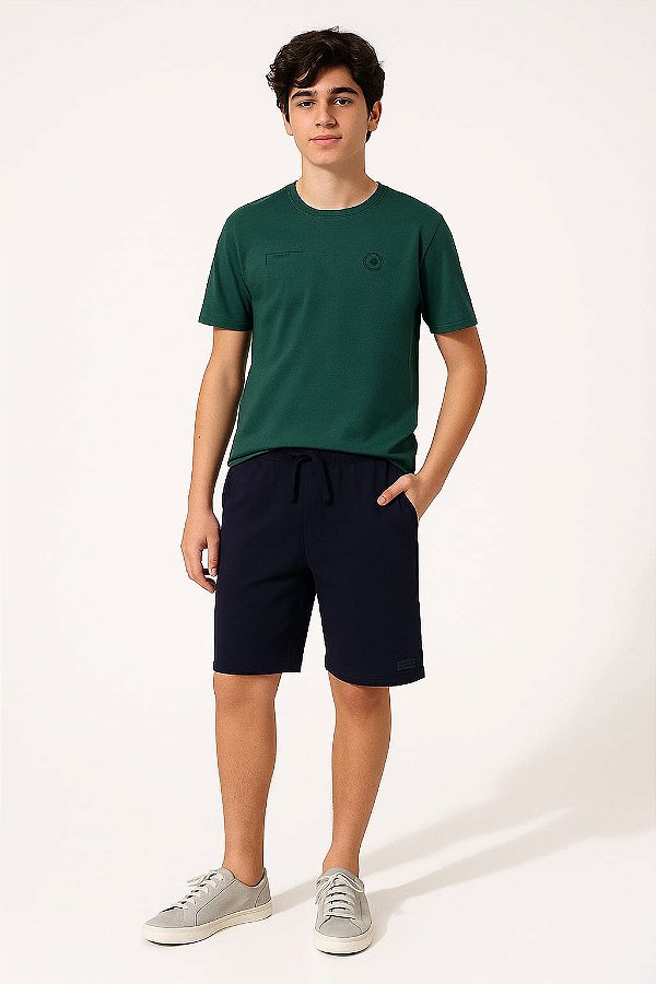 CAMISETA MALHA NATURAL CLASSIC JUVENIL