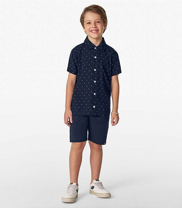 CAMISA INFANTIL MASCULINA ESTAMPADA