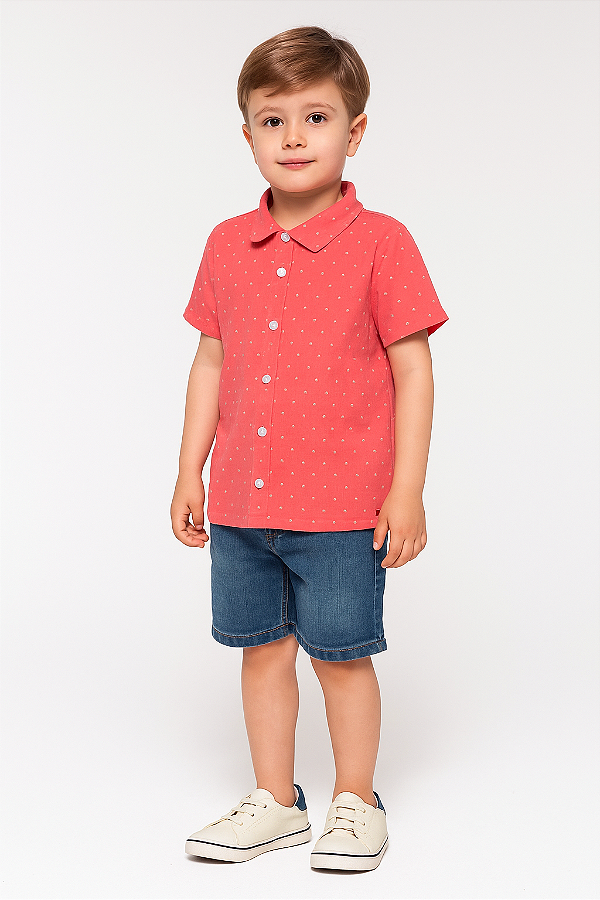 CAMISA INFANTIL MASCULINA ESTAMPADA