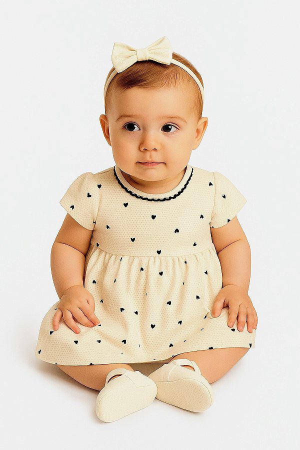 VESTIDO COM BODY  TRICK NICK EM MOLECOTTON