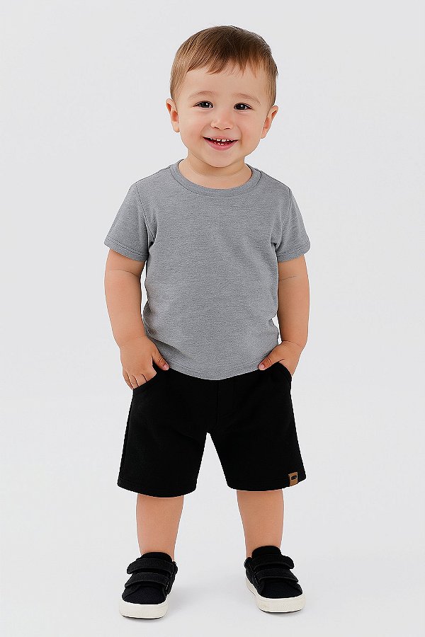 Bermuda Infantil em Moletinho
