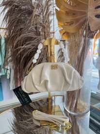 Bolsa Miumiu com Alças em Pedras Marmorizadas