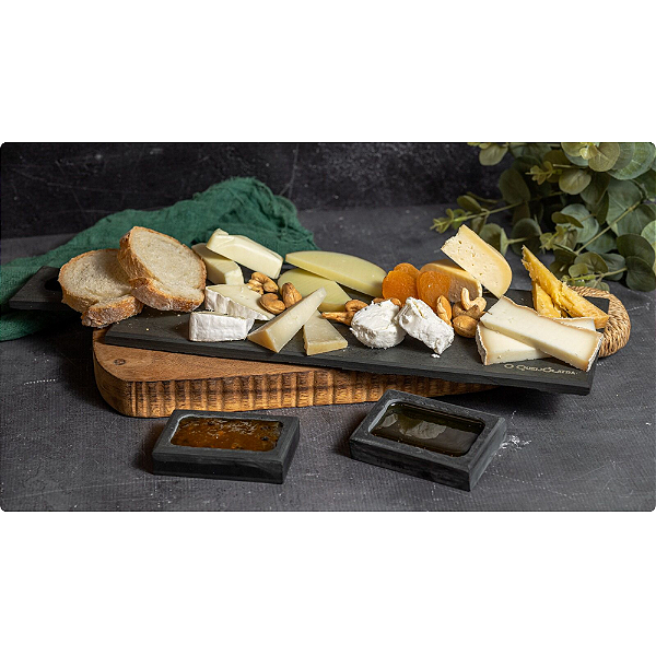 TÁBUA MATRIZES LEITERAS – 2 PESSOAS / 400G De Queijo ( CONSUMO EM LOJA )