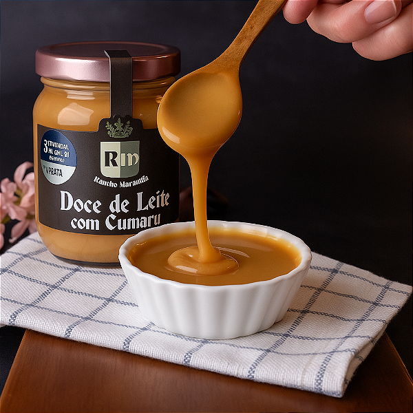 Doce de Leite Artesanal com Cumaru - Rancho Maranata - 240g