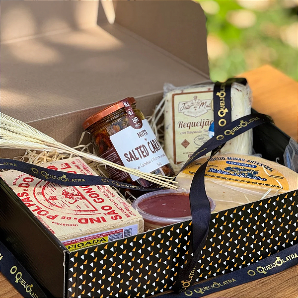 Presente Especial - 2 Queijos Artesanais + 3 Doces Incríveis