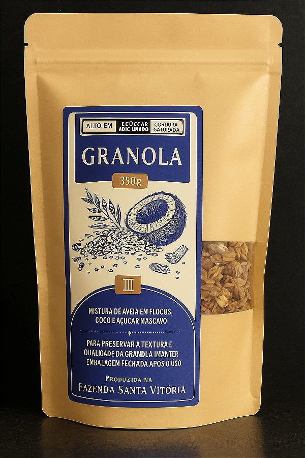 Granola 350g - Fazenda Santa Vitória