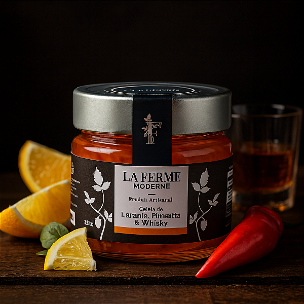 Geleia De Laranja, Pimenta E Whisky  La Ferme 200G