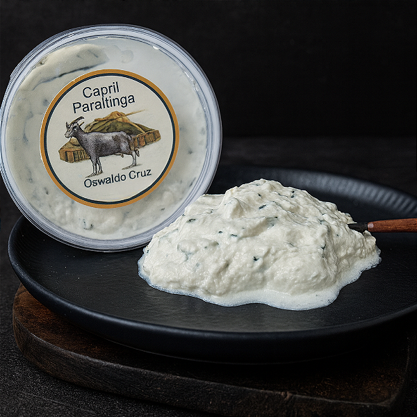 Oswaldo Cruz - Queijo Fresco de Leite de Cabra com Alho de Urso 140g