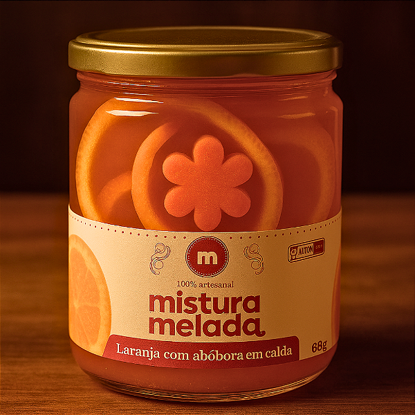 Doce de Laranja com Abobora em Calda 480g