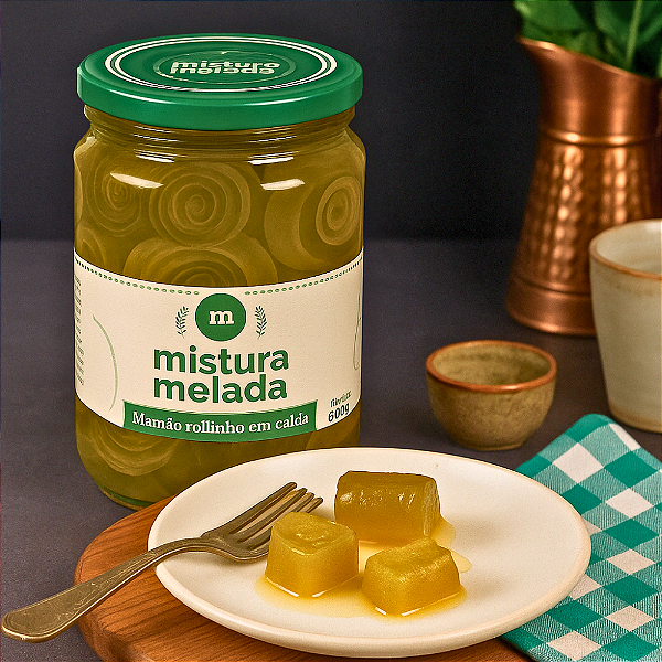 Doce de Mamão Rolinho em Calda 480g