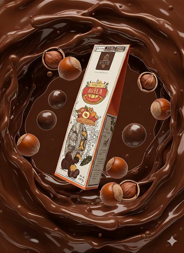 Drágeas de Avelã com Chocolate ao Leite 120g