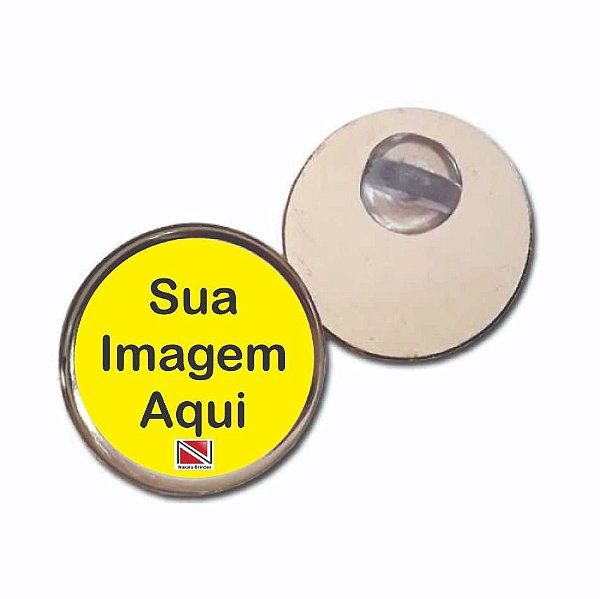 1000 Pins Redondo Personalizados em DTF 1,8