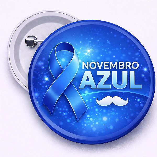 Boton Novembro Azul 2,5