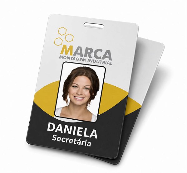 Crachá de Identificação em PVC Personalizado