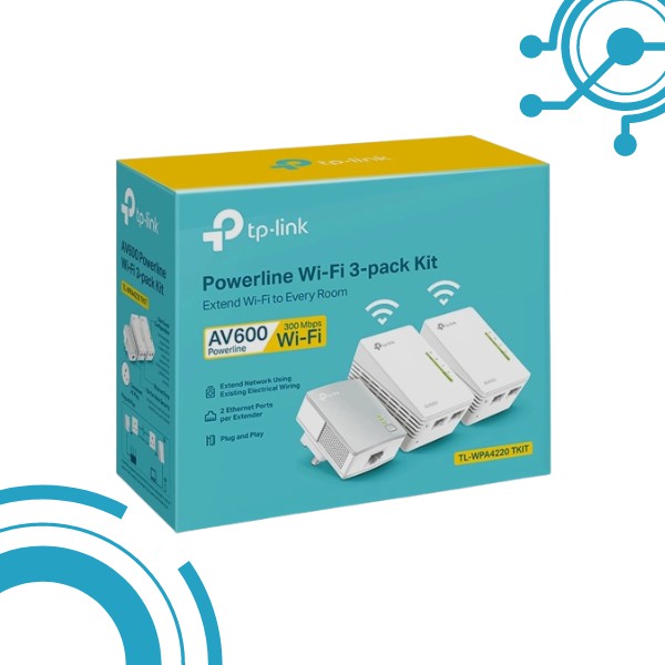 Extensor Wireless Powerline Tp-link Tl-wpa4220kit AV600