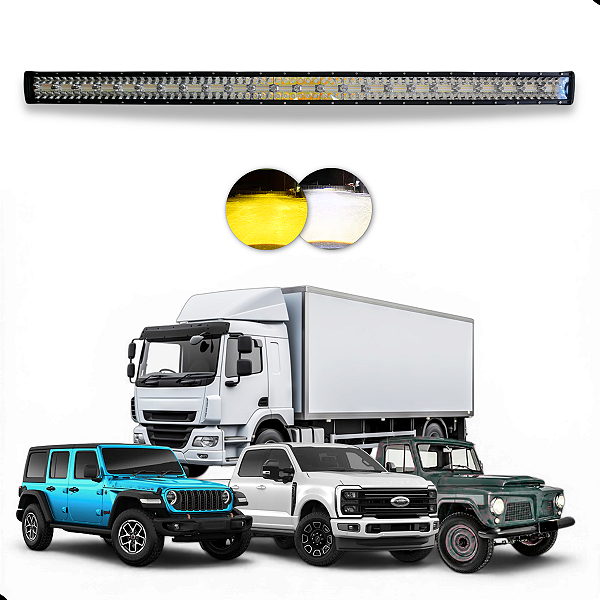 BARRA DE LED 50" CURVA 936W DUAL COLOR LINHA PREMIUM SCP-4936DC