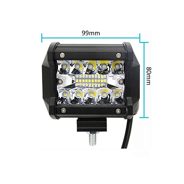 Farol Aux Moto Triumph Yamaha Honda 60w