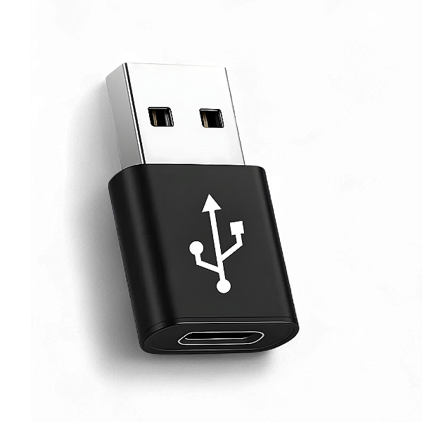 ADAPTADOR OTG USB C PRETO