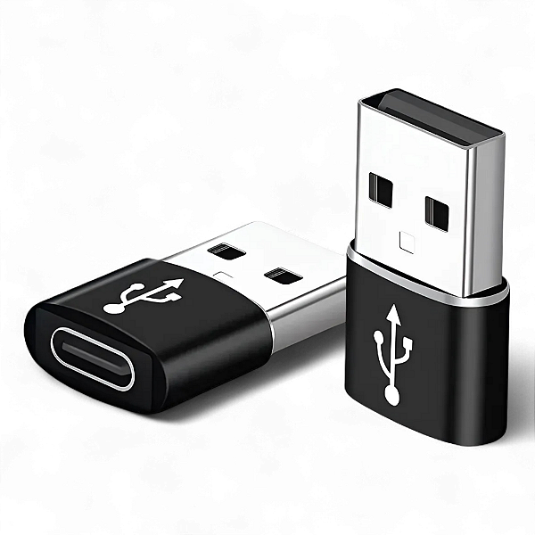 PAR ADAPTADOR OTG USB C PRETO