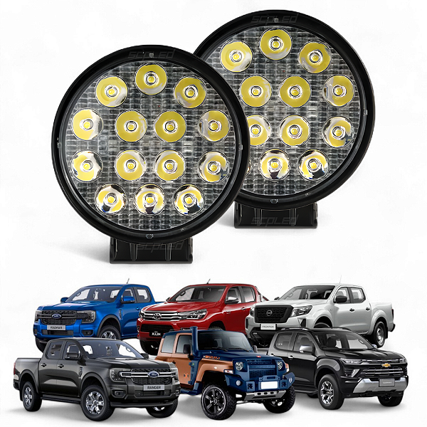 PAR FAROL LED REDONDO 42W SCP-1242R