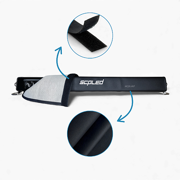 CAPA PROTETORA PARA BARRA DE LED LINHA BLACK 280W 54CM