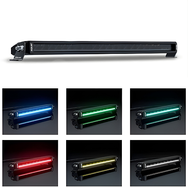 BARRA DE LED LINHA ULTRA COM DRL LINEAR RGB 100W 22"