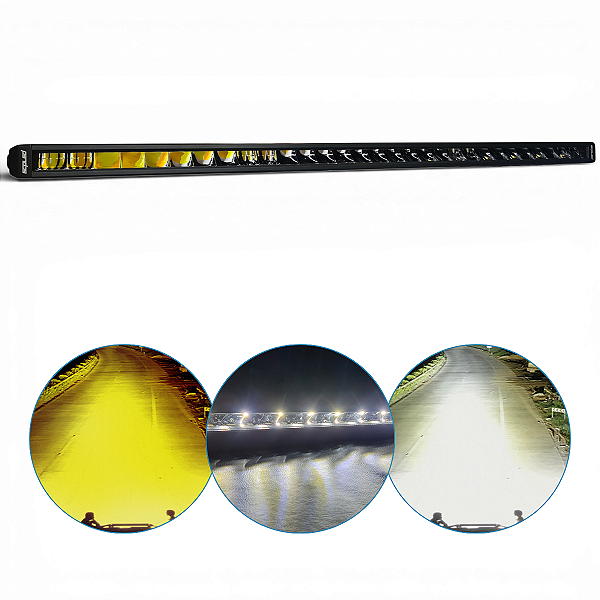 BARRA DE LED LINHA PRO-V COM DRL BRANCO 32" 450W