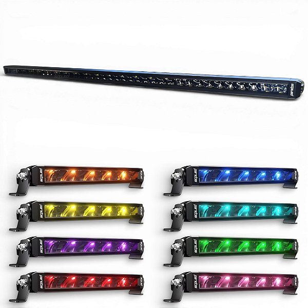 BARRA DE LED LINHA DESIGN COM DRL RGB 200W 42"
