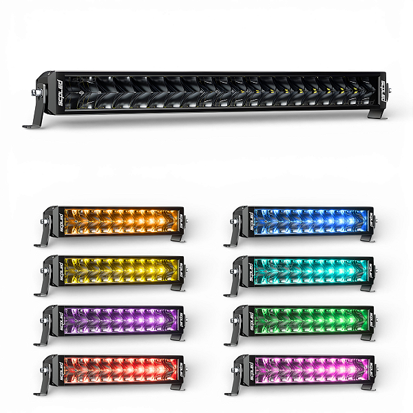 BARRA DE LED COM DRL RGB LINHA VH SERIES 200W 22"