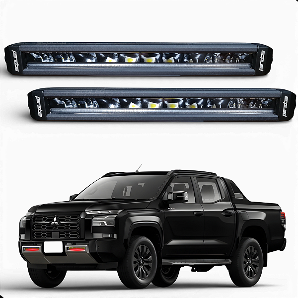 KIT BARRA LED LINHA ULTRA DRL RGB OVER BUMPER TRITON KATANA 2026