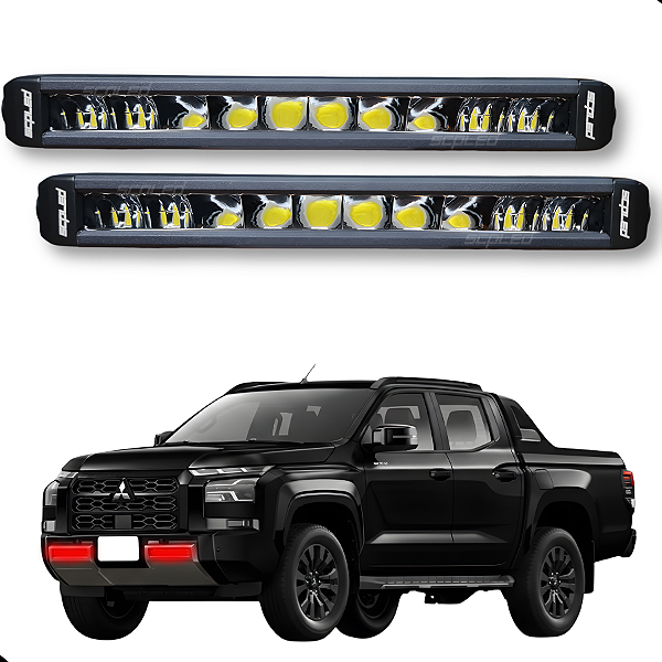 KIT BARRA LED LINHA DESIGN DRL RGB OVER BUMPER TRITON KATANA 2026