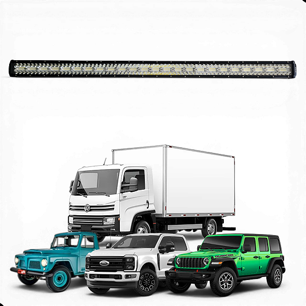 BARRA DE LED RETA 936W ILUMINAÇÃO BRANCA LINHA PREMIUM SCP-4936