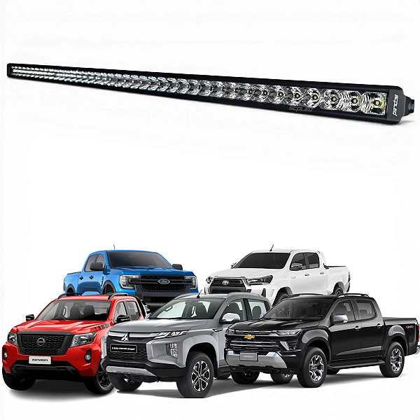 BARRA DE LED BRANCA RETA LINHA SLIM 42" 500W SCP-5500