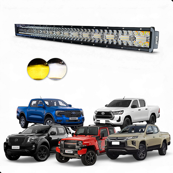 BARRA DE LED 80CM CURVA 480W DUAL COLOR LINHA PREMIUM SCP-4480DC