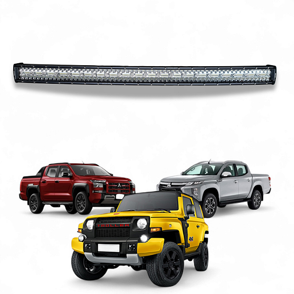 Barra Led Curva Branca 8D 42 Polegadas 648w Cree Linha Premium SCP-4648C