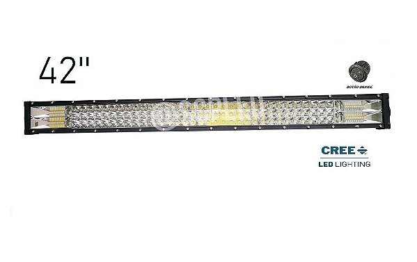 Barra Led Reta 480w Lente 7D 42""