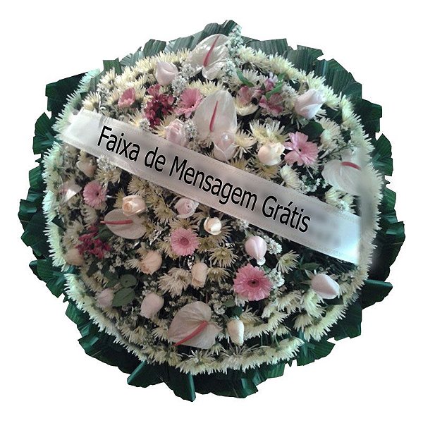 Coroa de Flores Grande Abcel Homenagem
