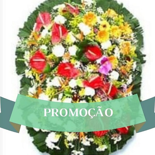 Coroa de Flores Extra Grande 1,50 x 1,00 Homenagem