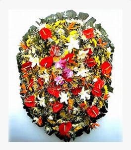 Coroa de Flores Extra Grande Homenagem 08