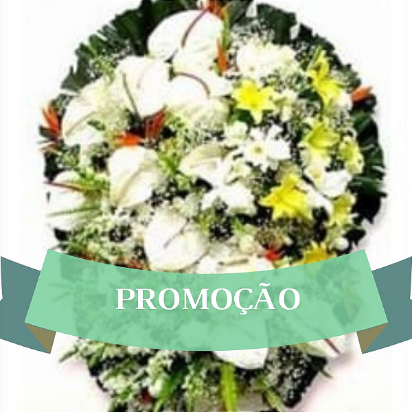 Coroa de Flores Extra Grande Homenagem 09