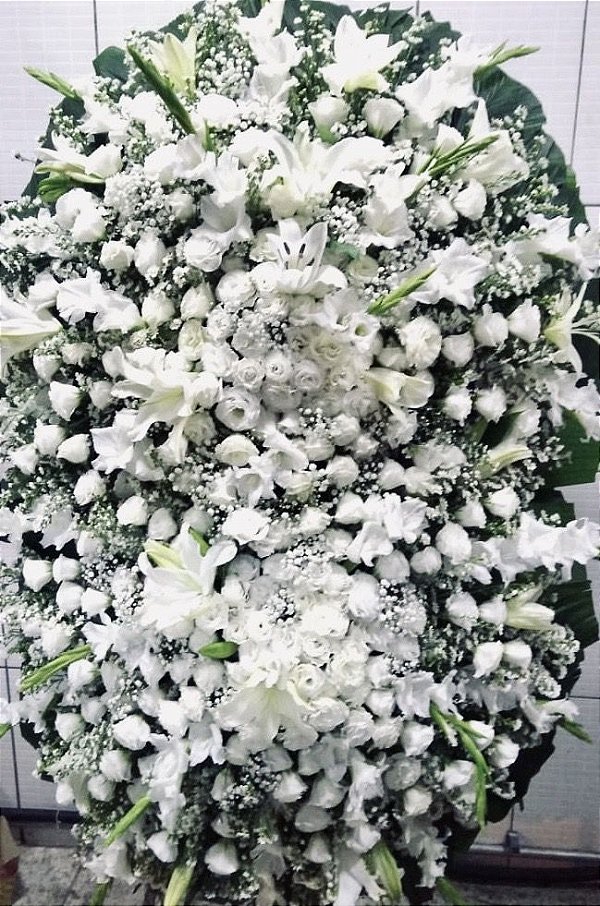 Coroa de Flores Extra Grande Luxo Homenagem
