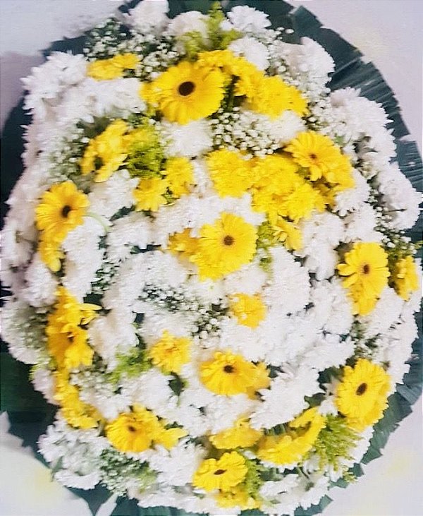 Coroa de Flores Grande Cemitério Curuça Homenagem