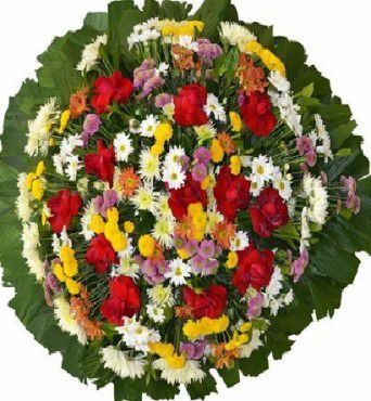 Coroa de Flores Grande  Amarais Homenagem