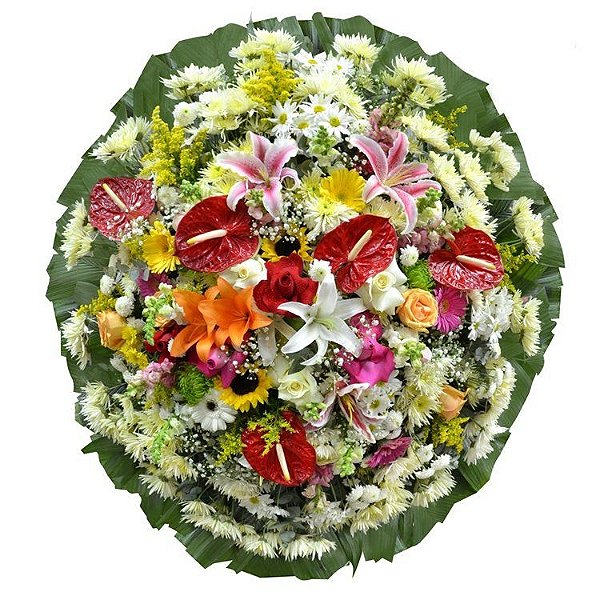 Coroa de Flores Grande  Jardim da Colina Homenagem